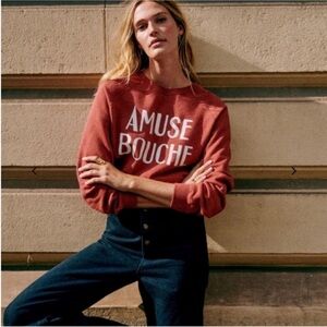 RARE Sezane Amuse Bouche Sweatshirt